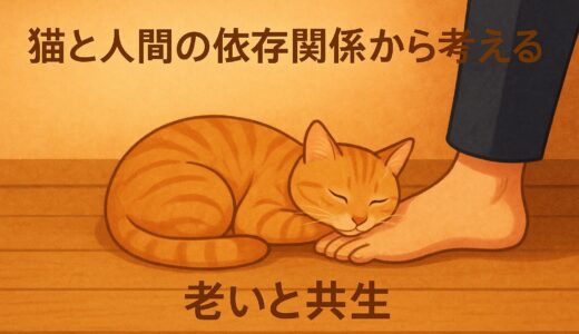 猫と人間の依存関係から考える老いと共生