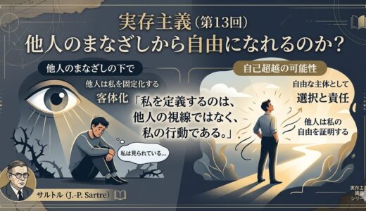 他人のまなざしから自由になれるのか ― サルトルの実存主義（第13回）